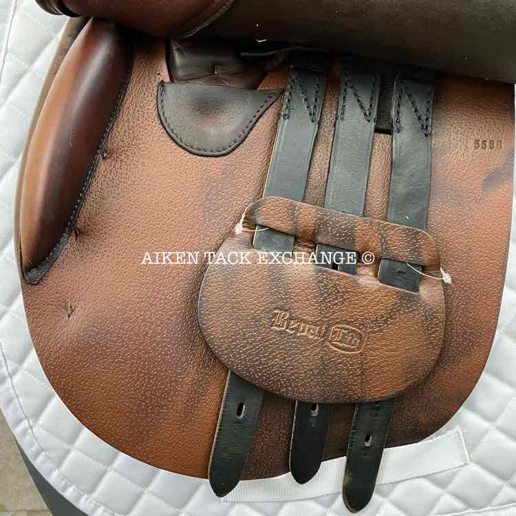 Beval LTD Close Contact Jump Saddle, 17" Seat, Medium Tree, Foam Panels