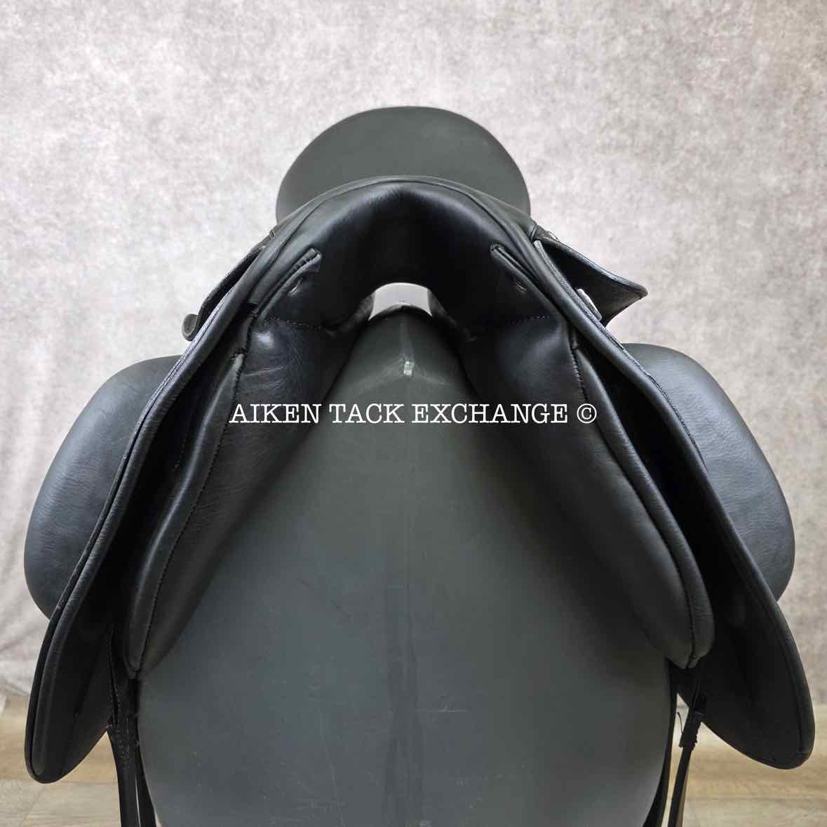 2022 Tempi H Monoflap Dressage Saddle, 18" Seat, M/MW Tree, Wool Flocked Panels