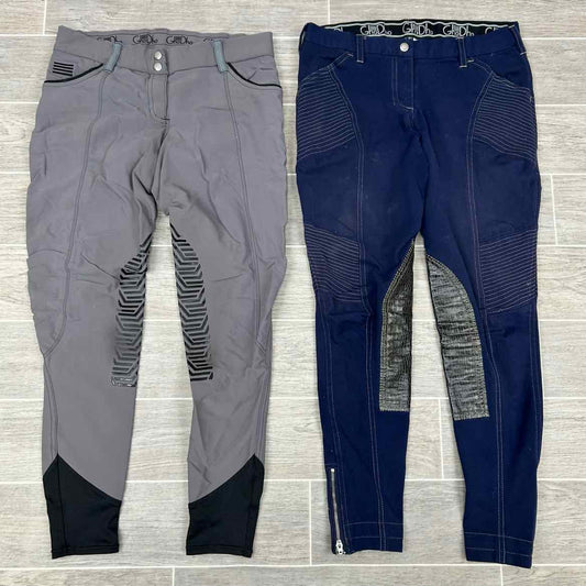 BARGAIN BUNDLE: GhoDho Knee Patch Breeches, Sizes 28 & 30