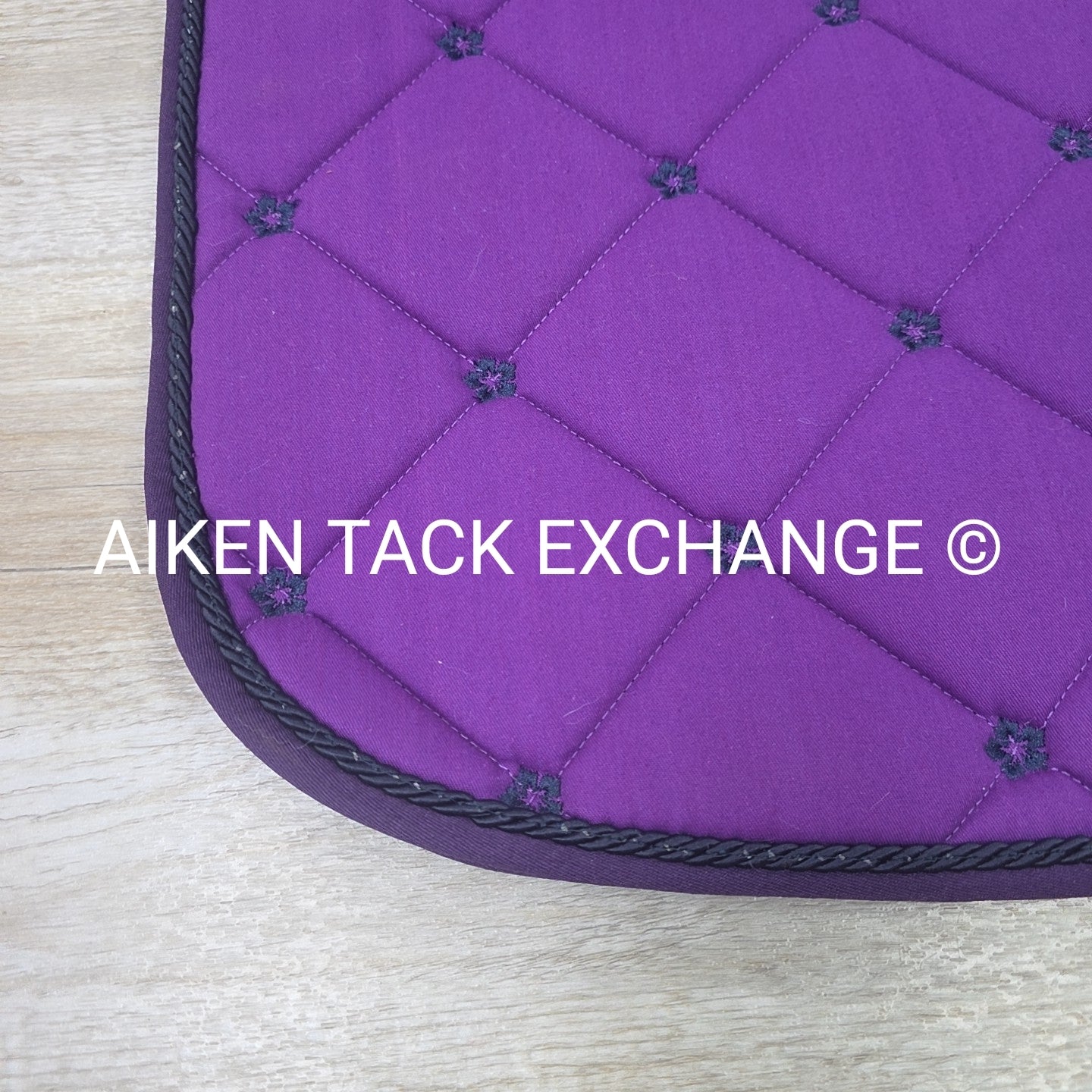Centaur Hibiscus All Purpose Saddle Pad, Purple, Brand New