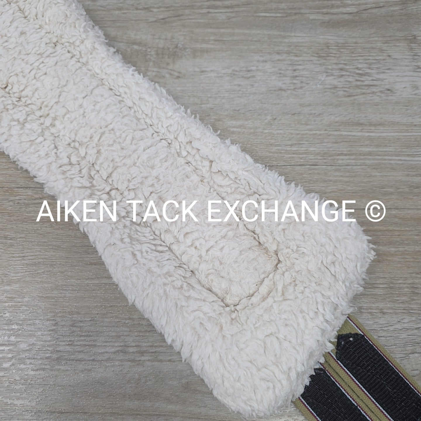 Fleece Girth with Double End Elastic, Black, 42"