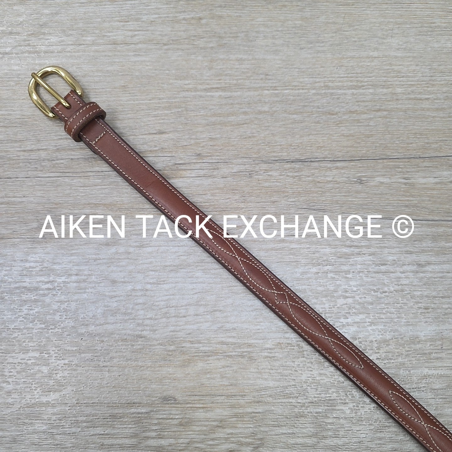 Tory Leather Fancy Stitched Belt, 26