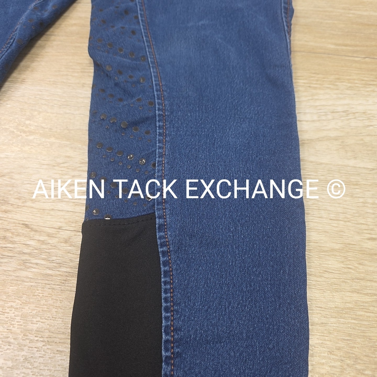 Horze Silicone Grip Full Seat Denim Breeches, Women's 30