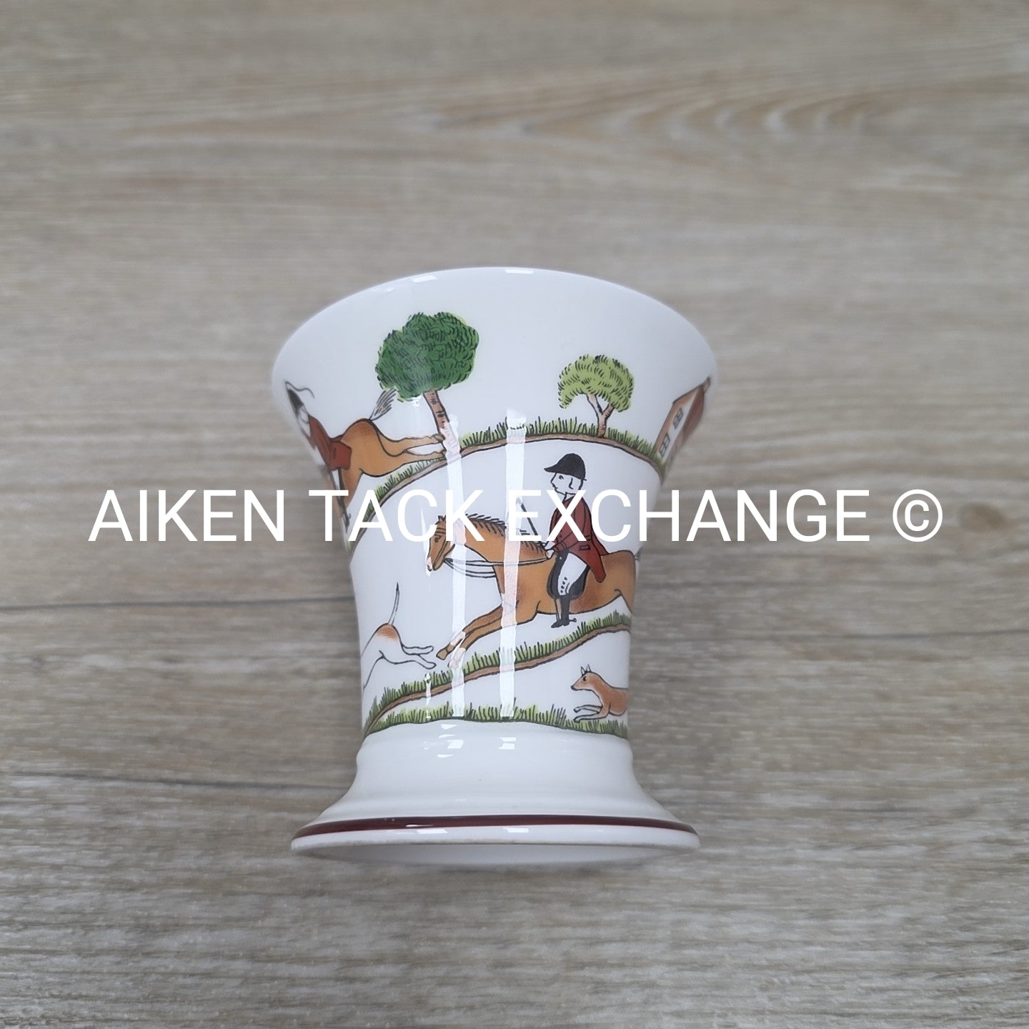 Coalport Hunting Scene Posy Pot
