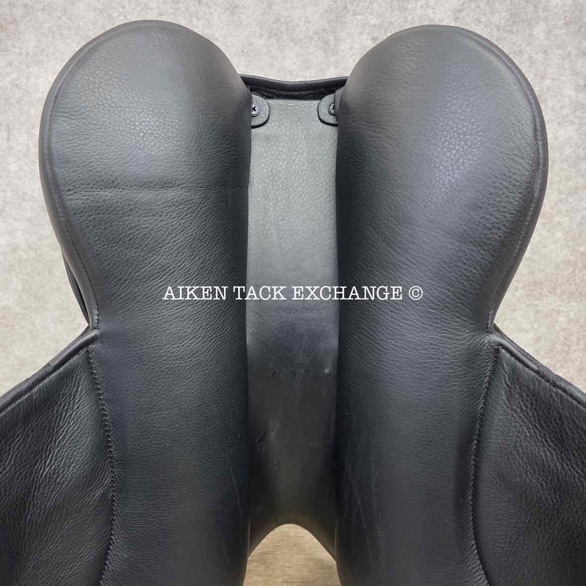 2024 Envy by Custom Saddlery Motion Monoflap Dressage Saddle, 18" Seat, Adjustable Tree, Wool Flocked Panels