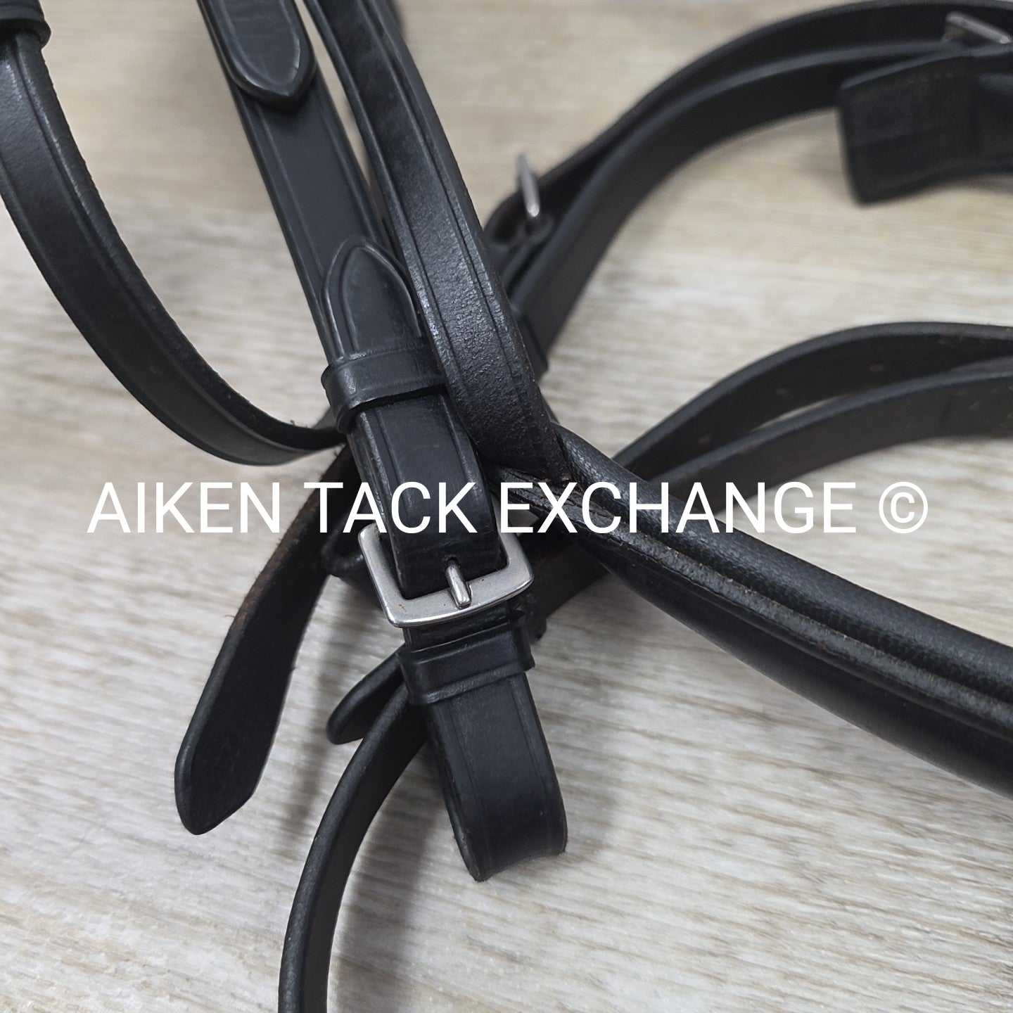 KL Select Dressage Bridle, No Reins, Black, Size Full