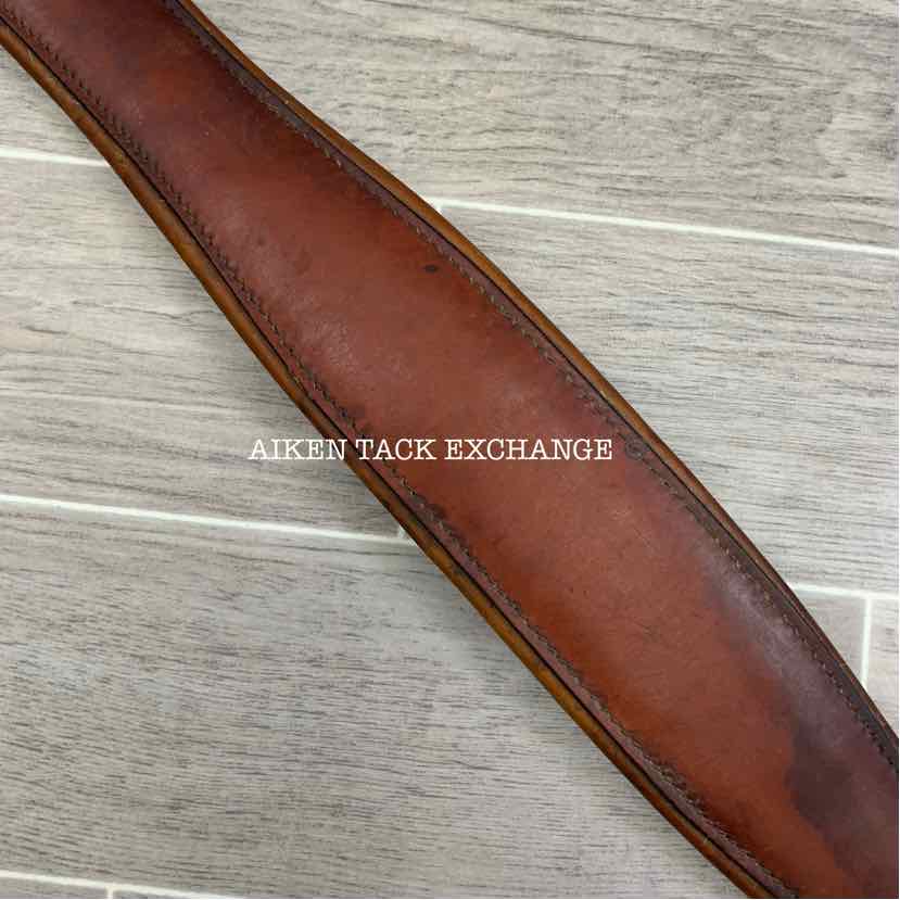 Edgewood Padded Leather Girth, Brown, 50"