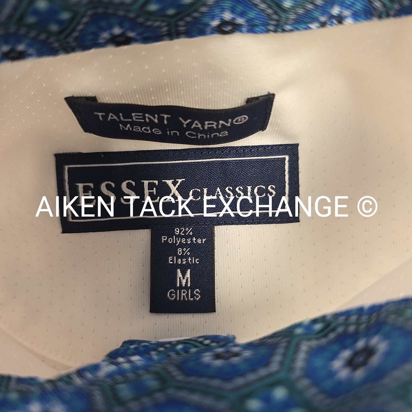 Essex Classics Talent Yarn Long Sleeve Sun Shirt Show Shirt, Size Medium