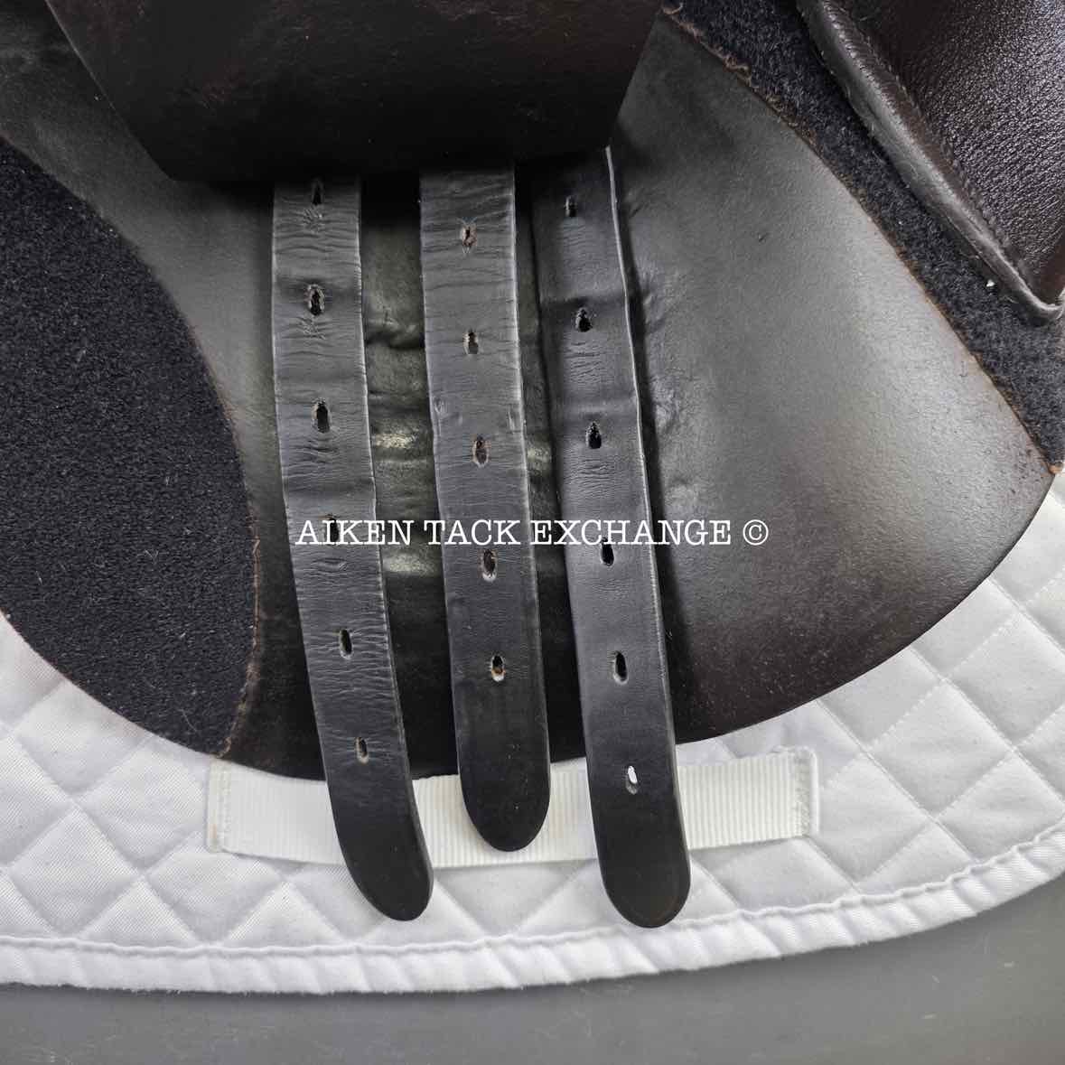 Albion Kontact Pro H/J Jewell Jump Saddle, 17.5" Seat, Medium Tree, Wool Flocked Panels
