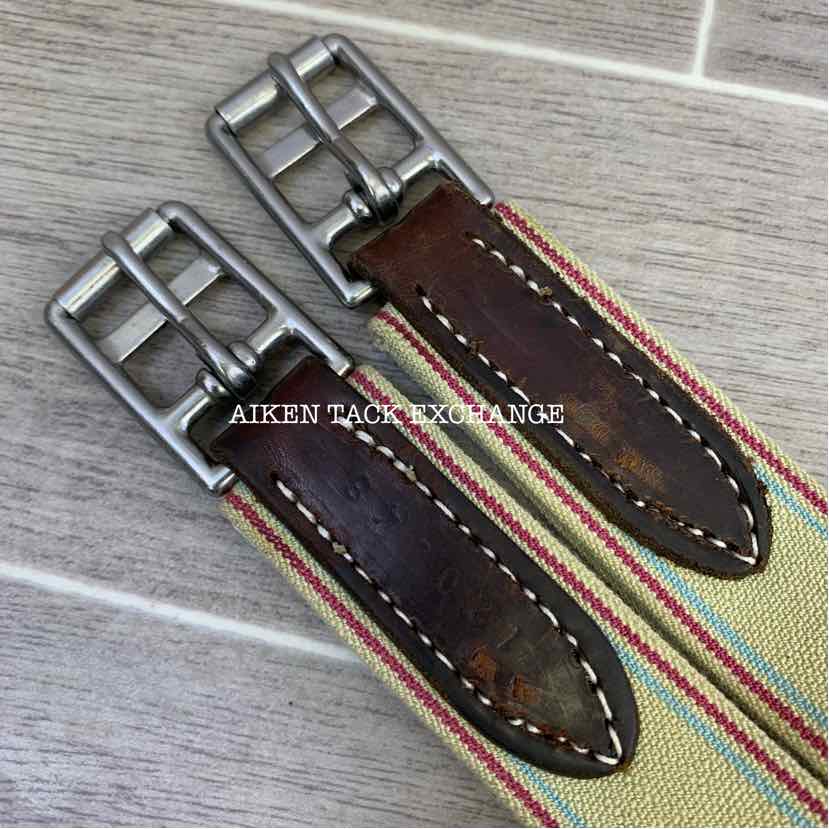 CWD Belly Guard Stud Girth with Double End Elastic, Brown, 48"