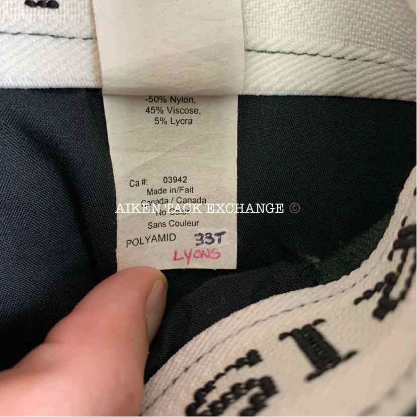 Arista Knee Patch Breeches, Size 33 Tall