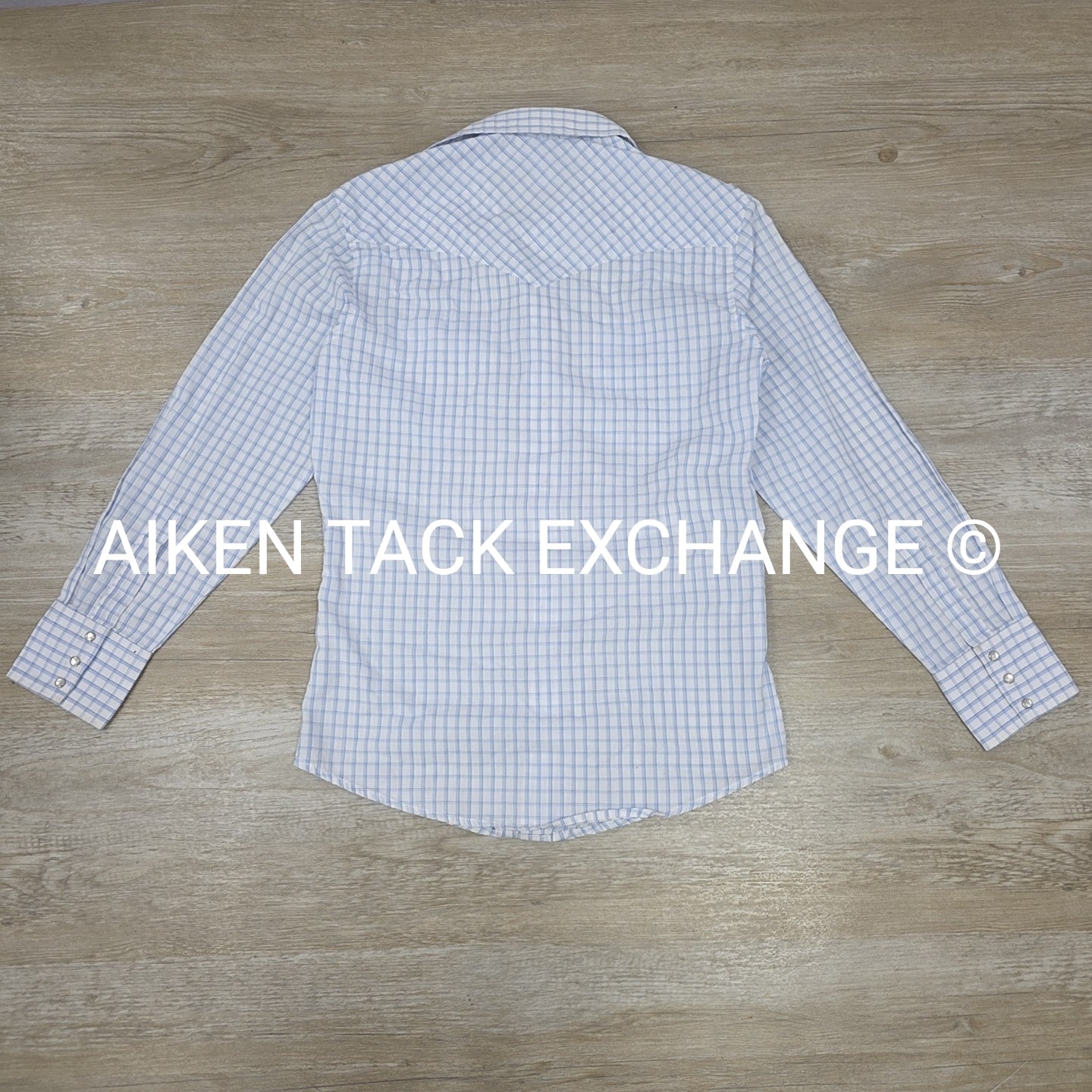 Wrangler Long Sleeve Button Up Shirt, Men's Small