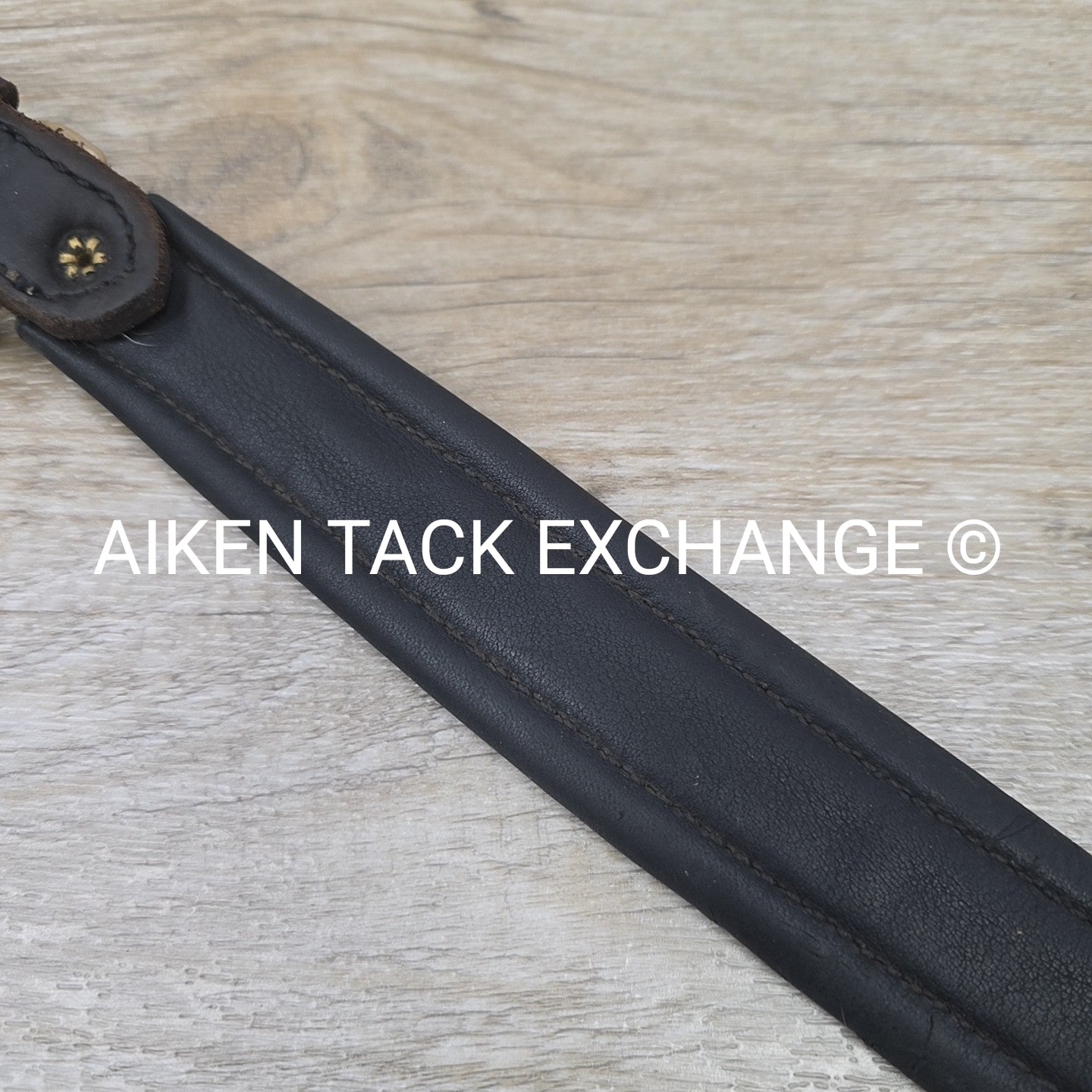 Heavy Duty Leather Padded Dog Collar, 18-22" (has blemishes)