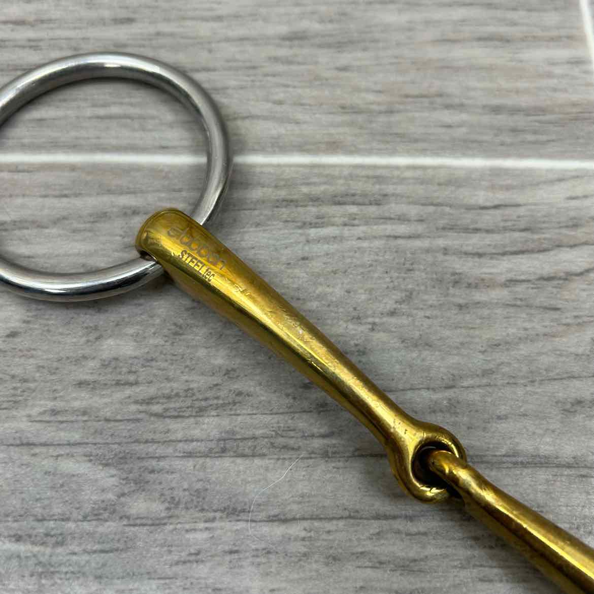 Stubben Sweet Copper Single Joint Loose Ring Bradoon Bit 5.25"