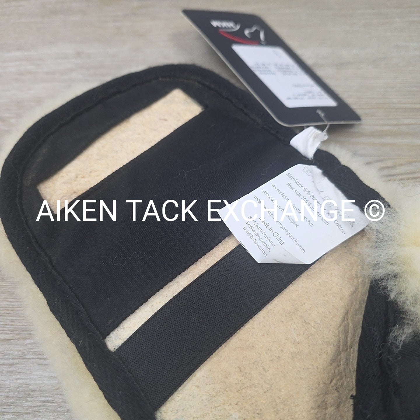 HKM Sheepskin Girth Cover, 24"