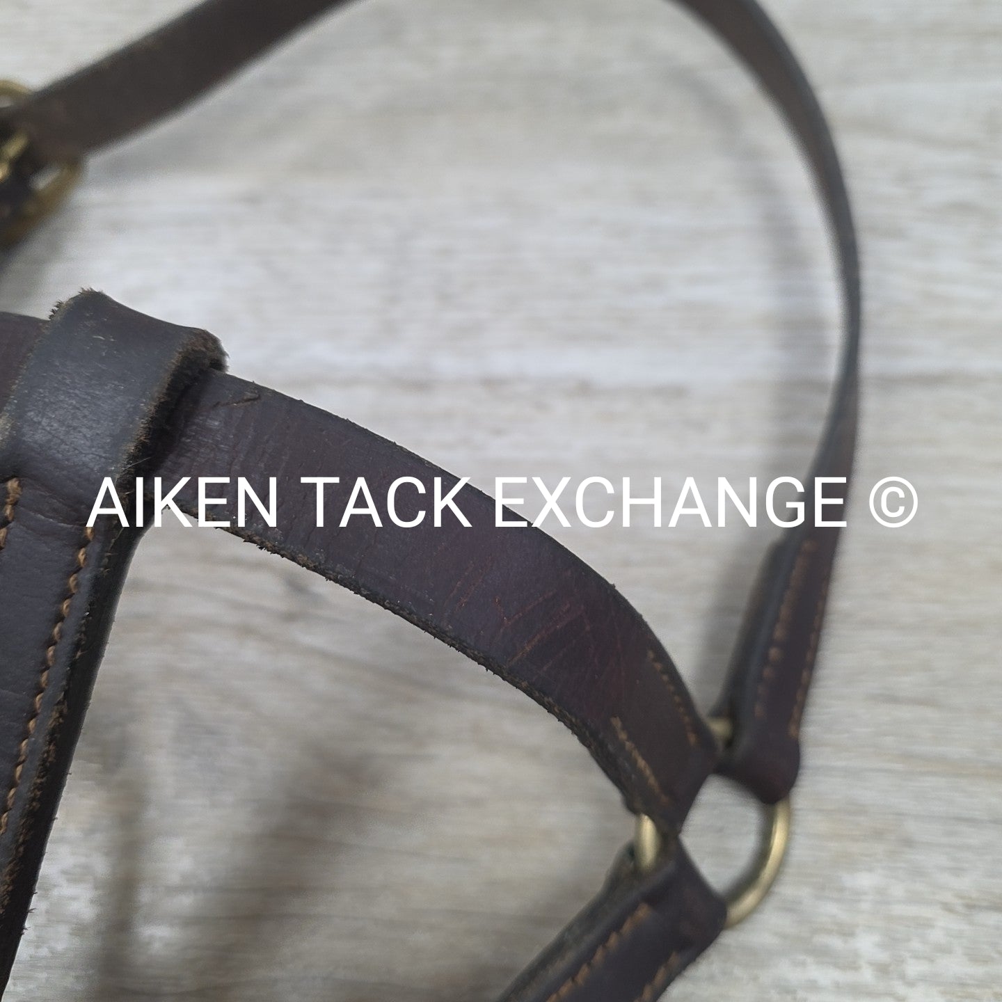 Leather Halter, Brown, Size Pony