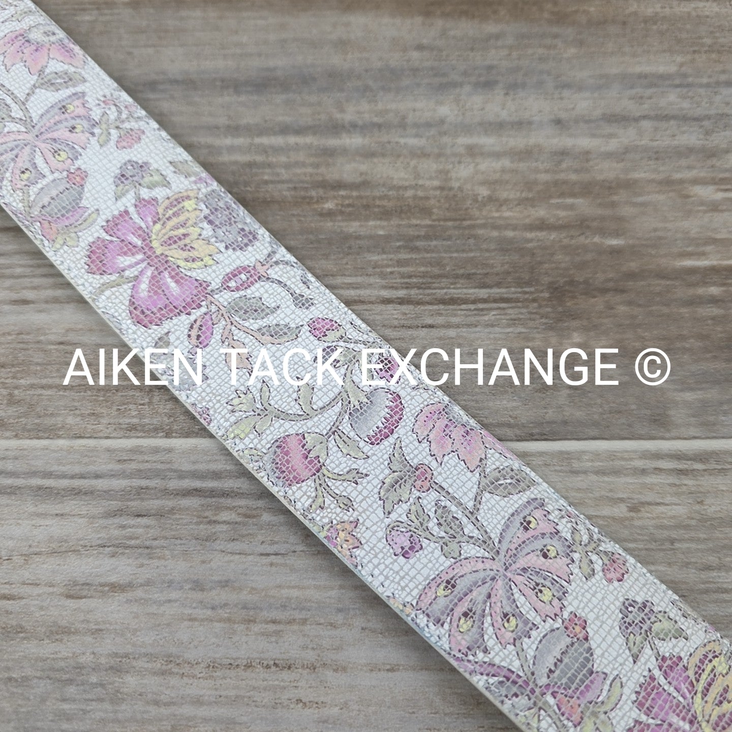 Tailored Sportsman Wide Belt in Fleur Pink, Size Medium