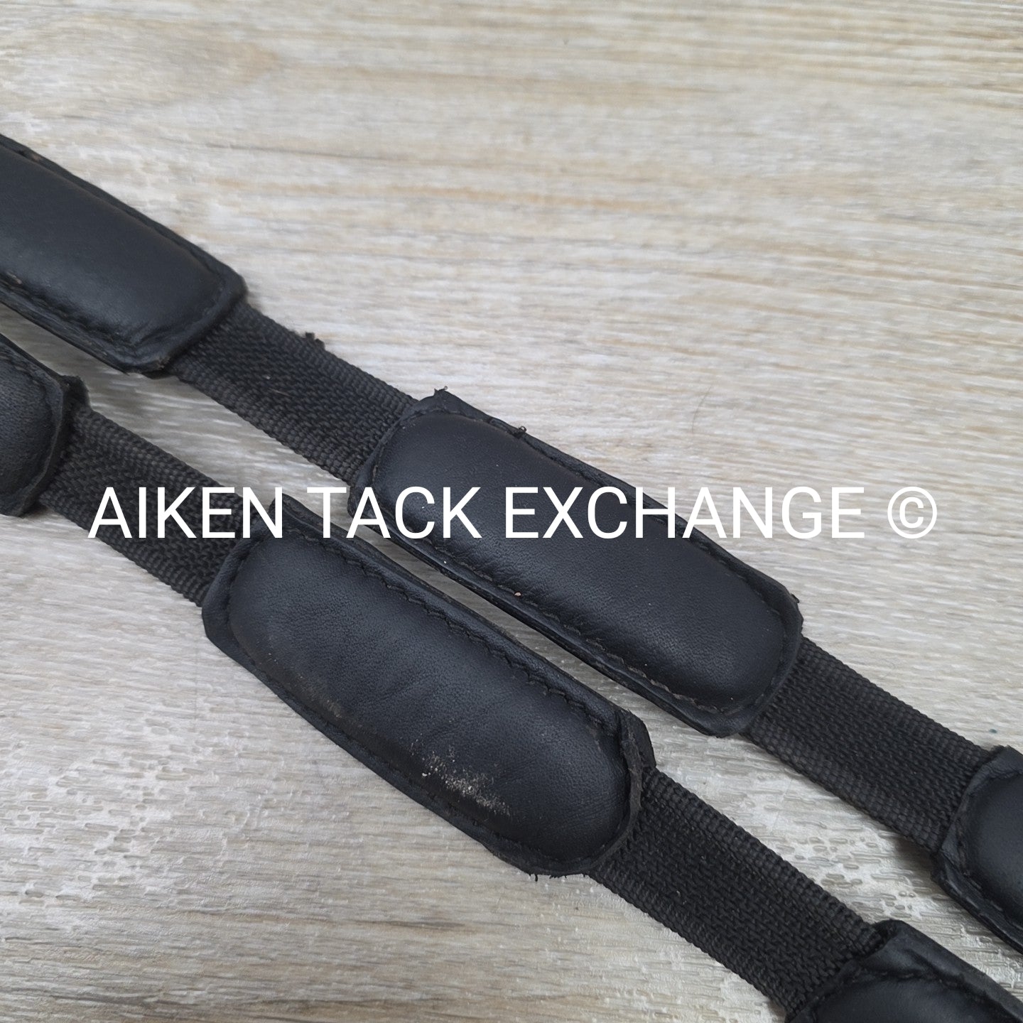 Correct Connect Intermittent Padded Reins, Black, 55"