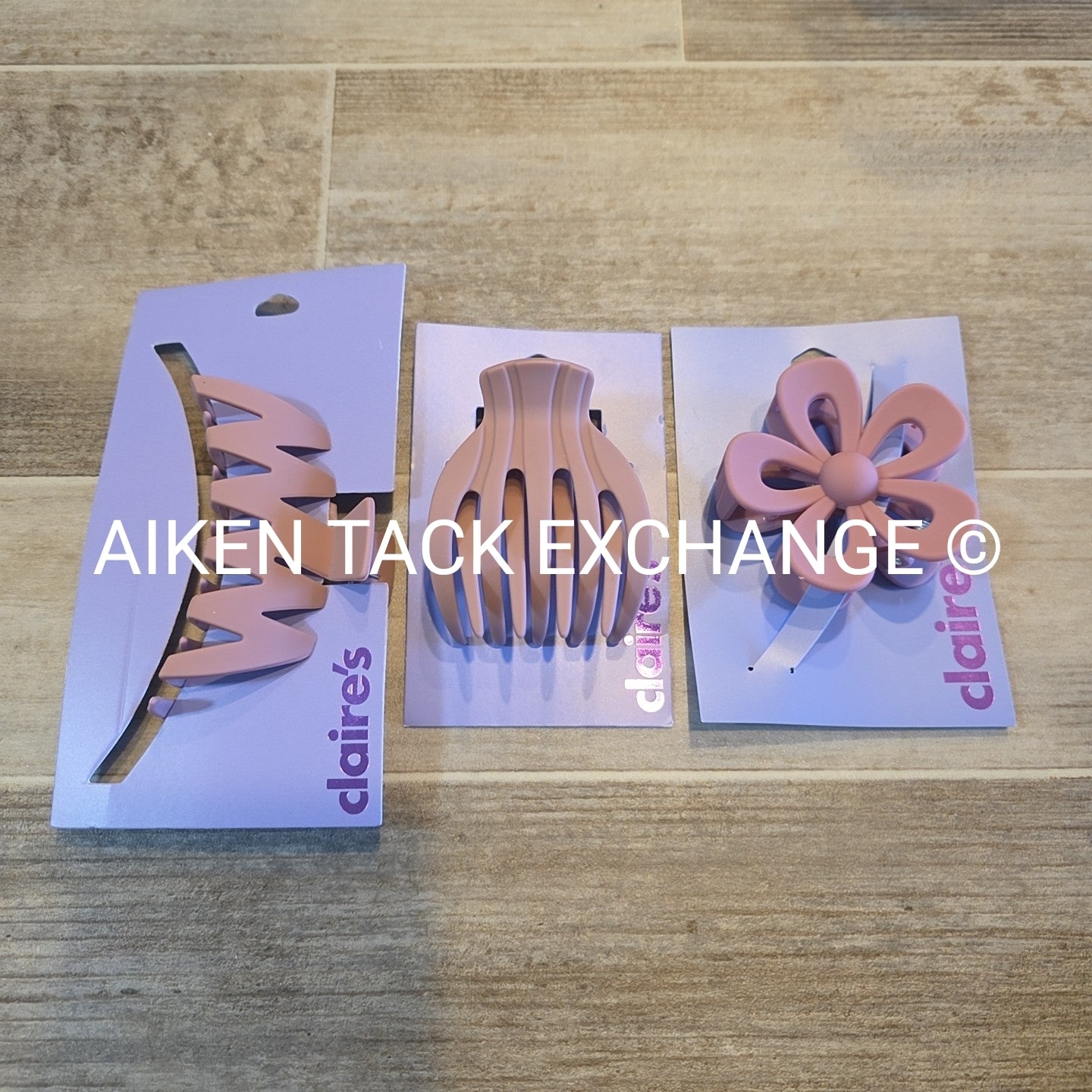 Claire's Claw Clip Bundle - 3 Total