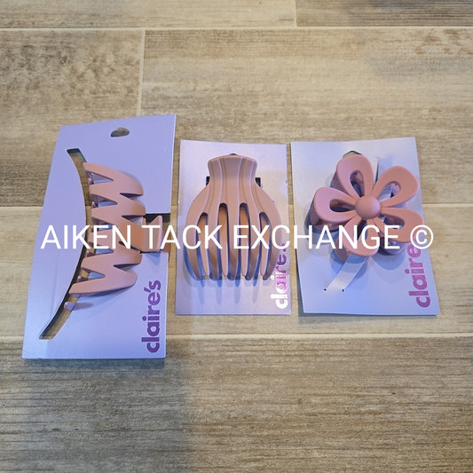 Claire's Claw Clip Bundle - 3 Total