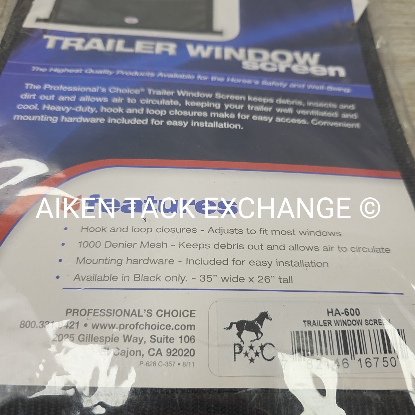 Professionals Choice Trailer Window Screen