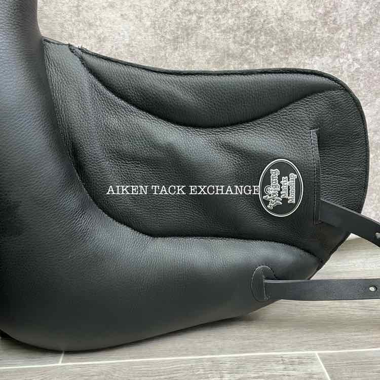 2024 Custom Saddlery Wolfgang Matrix MKII Monoflap Dressage Saddle, 17.5" Seat, Adjustable Tree, Wool Flocked Pony Panels