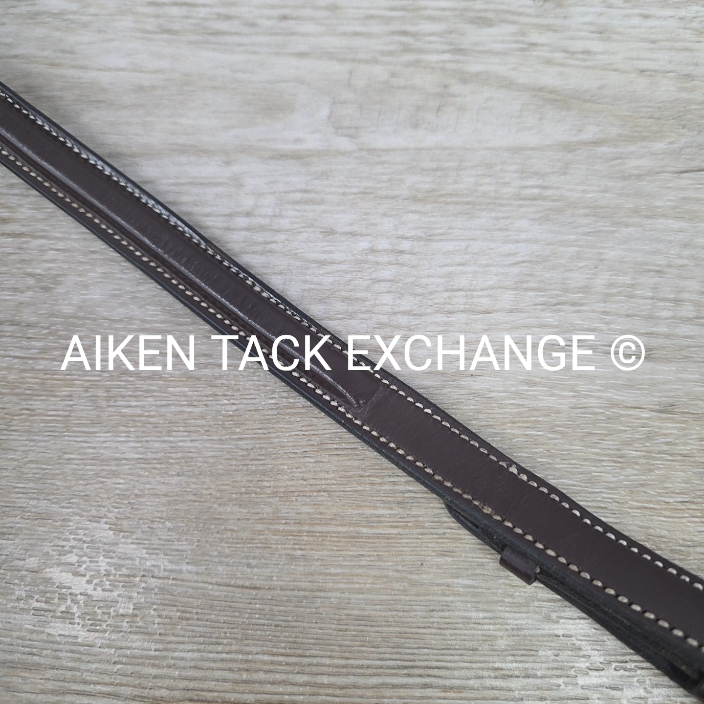 KL Select Black Oak Fancy Stitched Square Raised Laced Reins, Brown, 55"