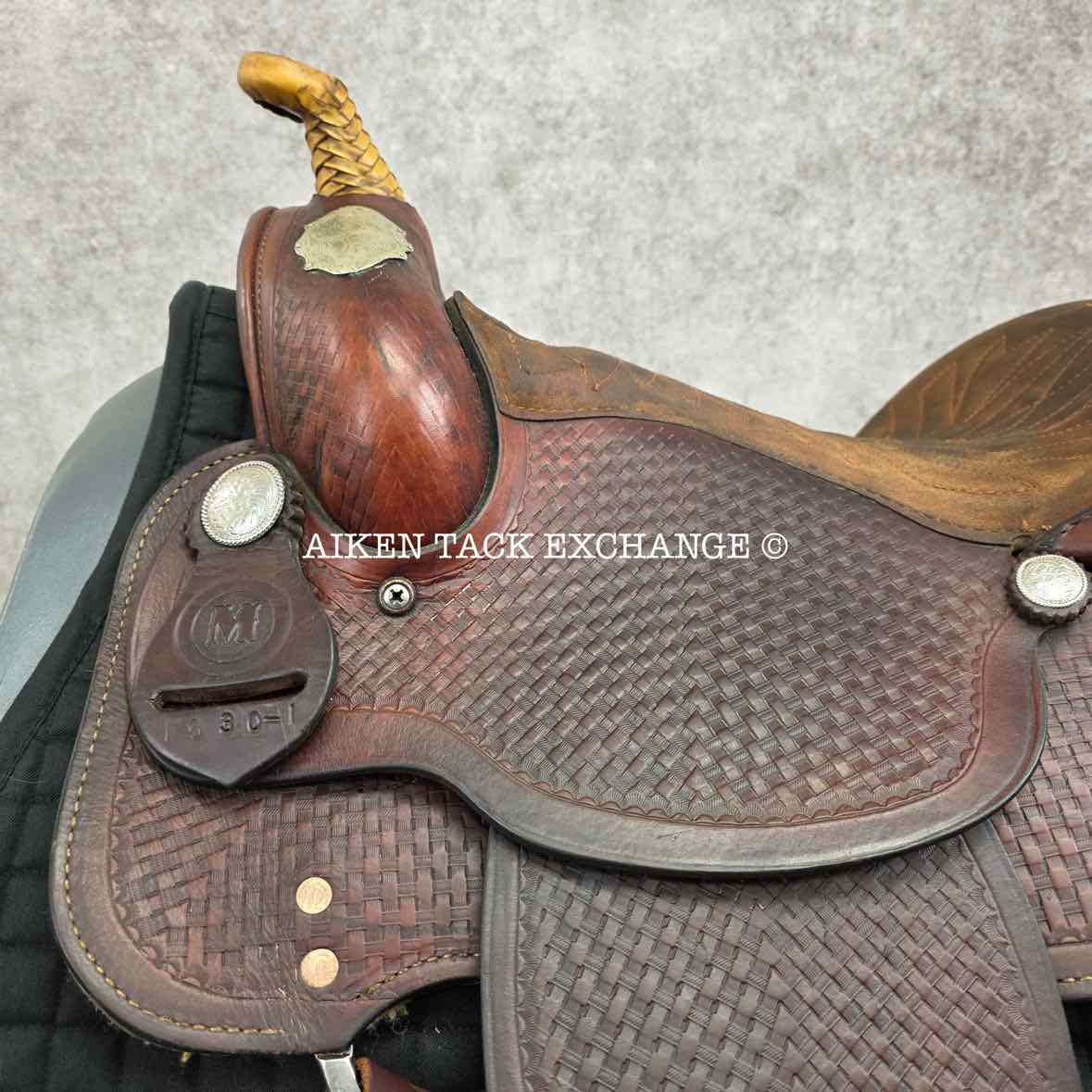 **SOLD** Circle M Western Saddle, 15.5" Seat, Wide Tree - Full QH Bars