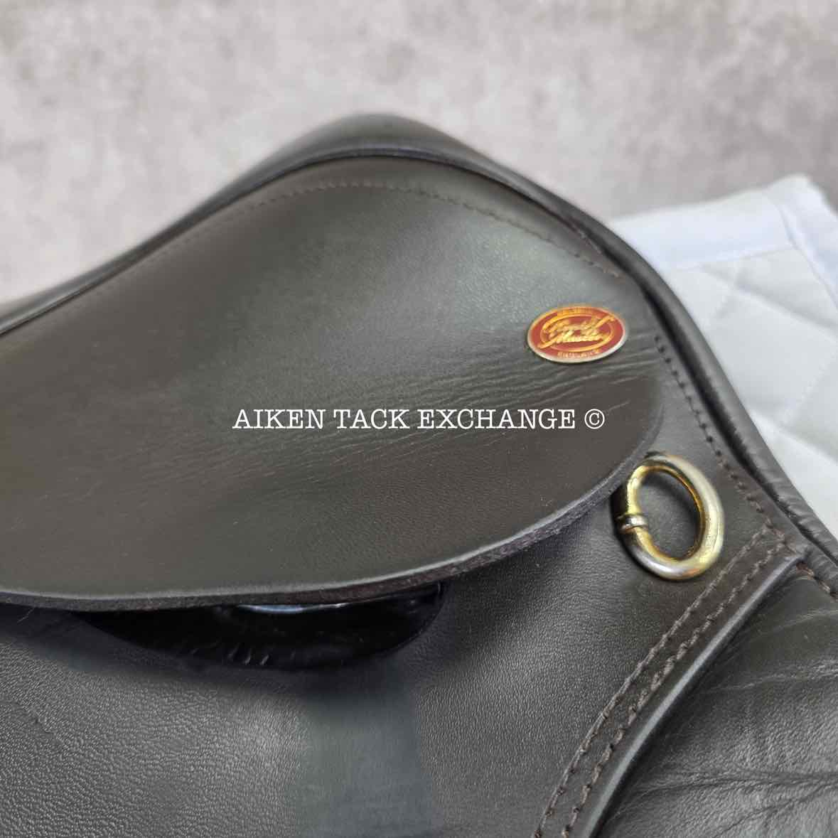 Kent & Masters Original Pony All Purpose Jump Saddle, 15.5" Seat, Adjustable Tree - Changeable Gullet, Wool Flocked Panels