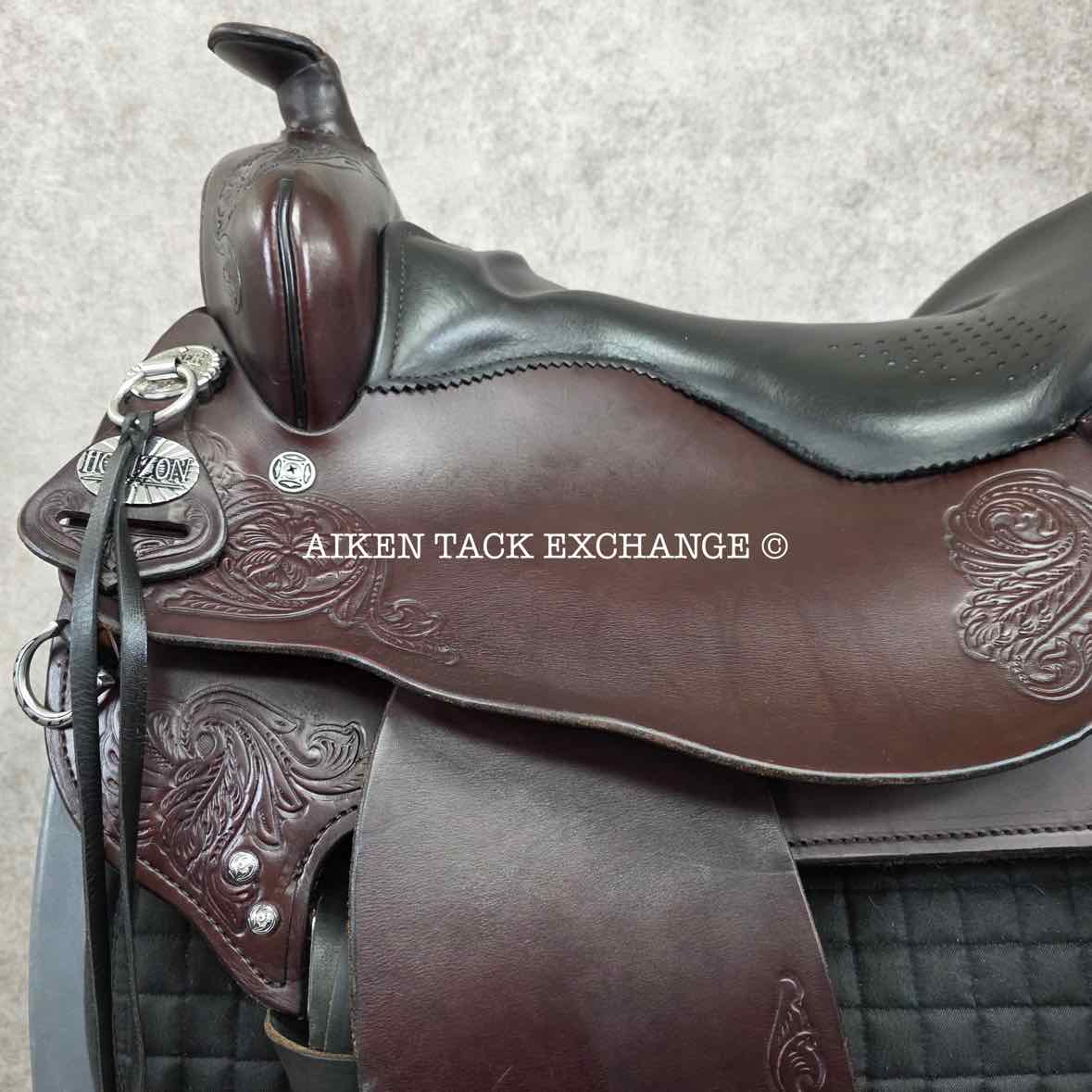 2021 Tucker 295 Horizon Wanderer Trail Western Saddle, 18.5" Seat, Extra Wide Tree