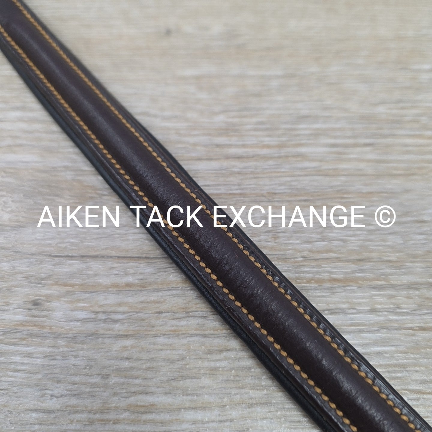 Padded Raised Browband, Black, Size 15"