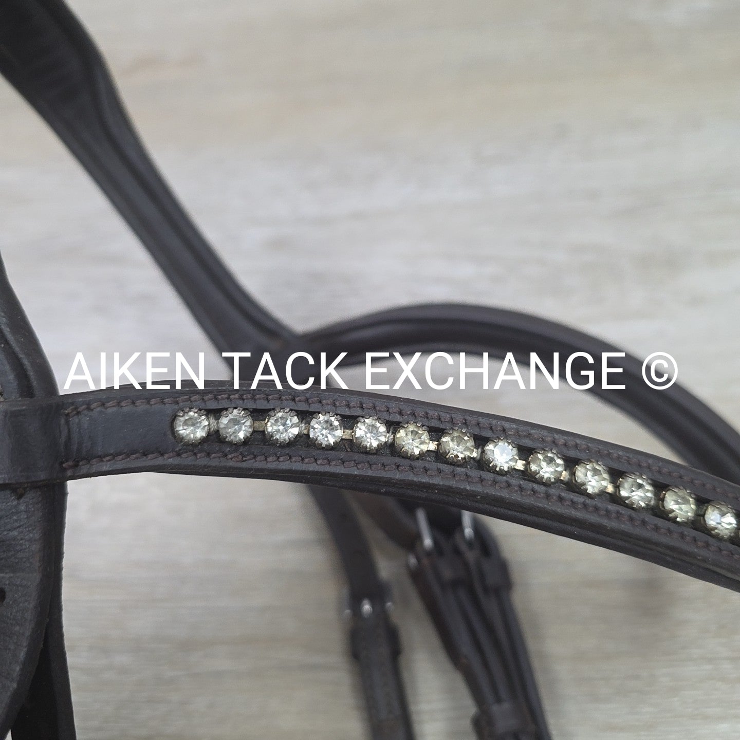 Monocrown Figure 8 Bridle, No Reins, Brown, Size Full