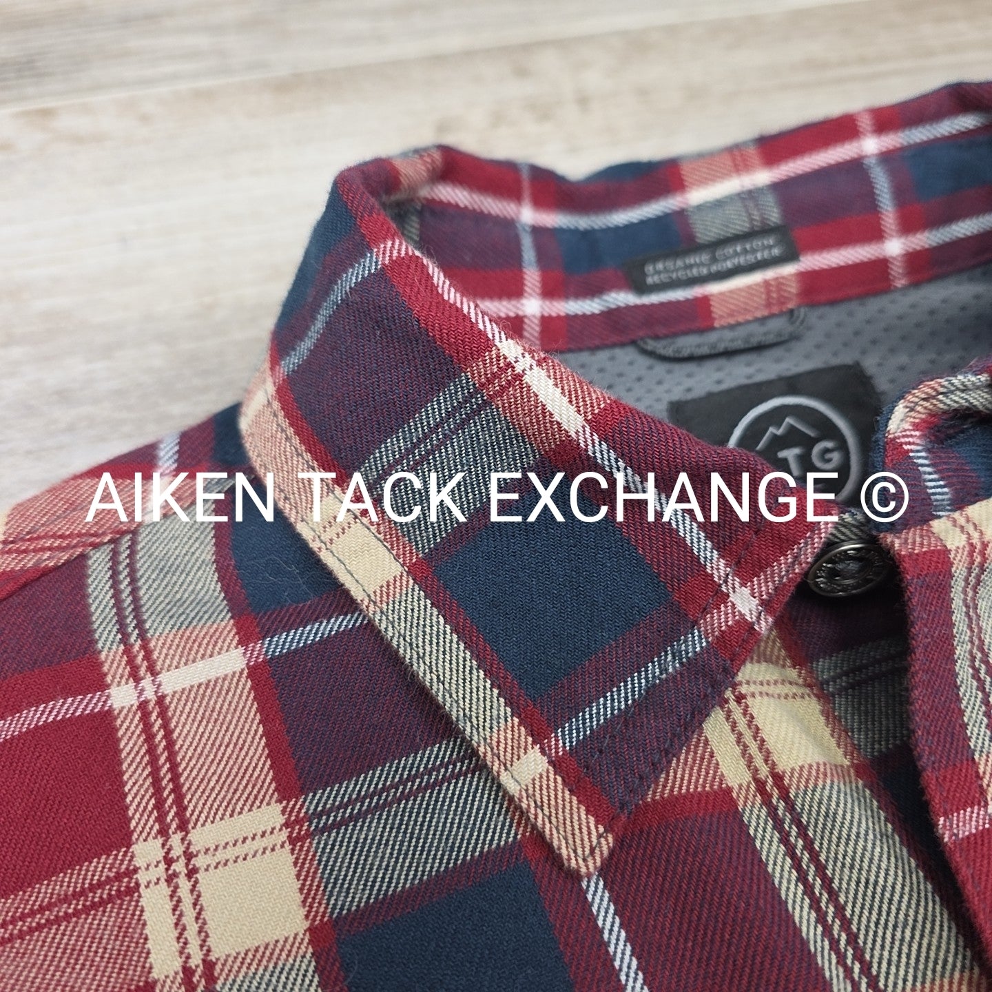 Wrangler Men's ATG Flannel Plaid Button-Down Shirt, Size Small