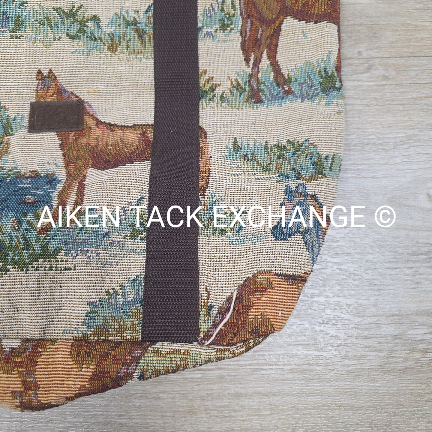 Equestrian Print Tote Bag