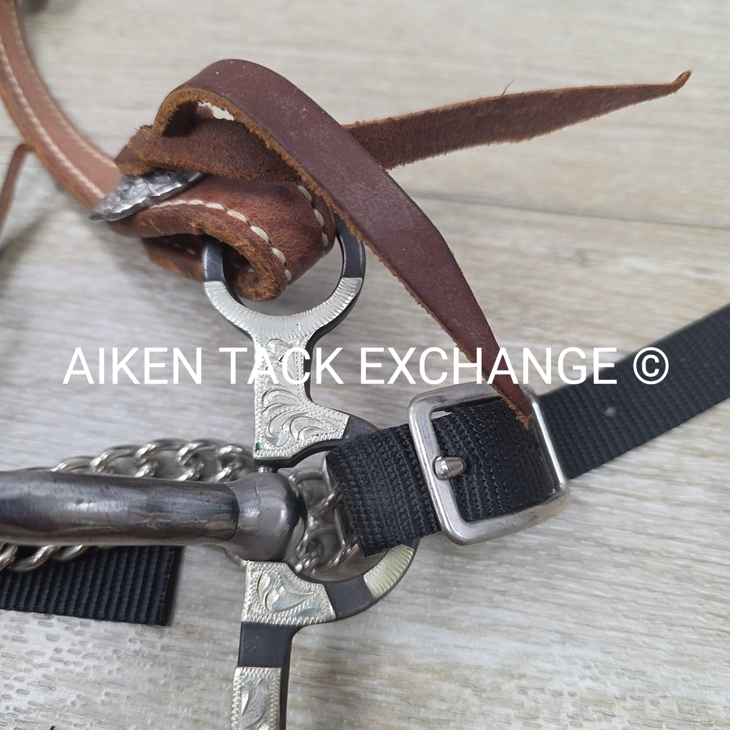 Weaver Leather Bridle with 5" Bit & Gene Lemmons Split Reins