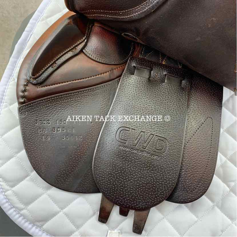 2014 CWD SE02 Close Contact Jump Saddle, 16" Seat, 1L Flap, Medium Tree, Foam Panels