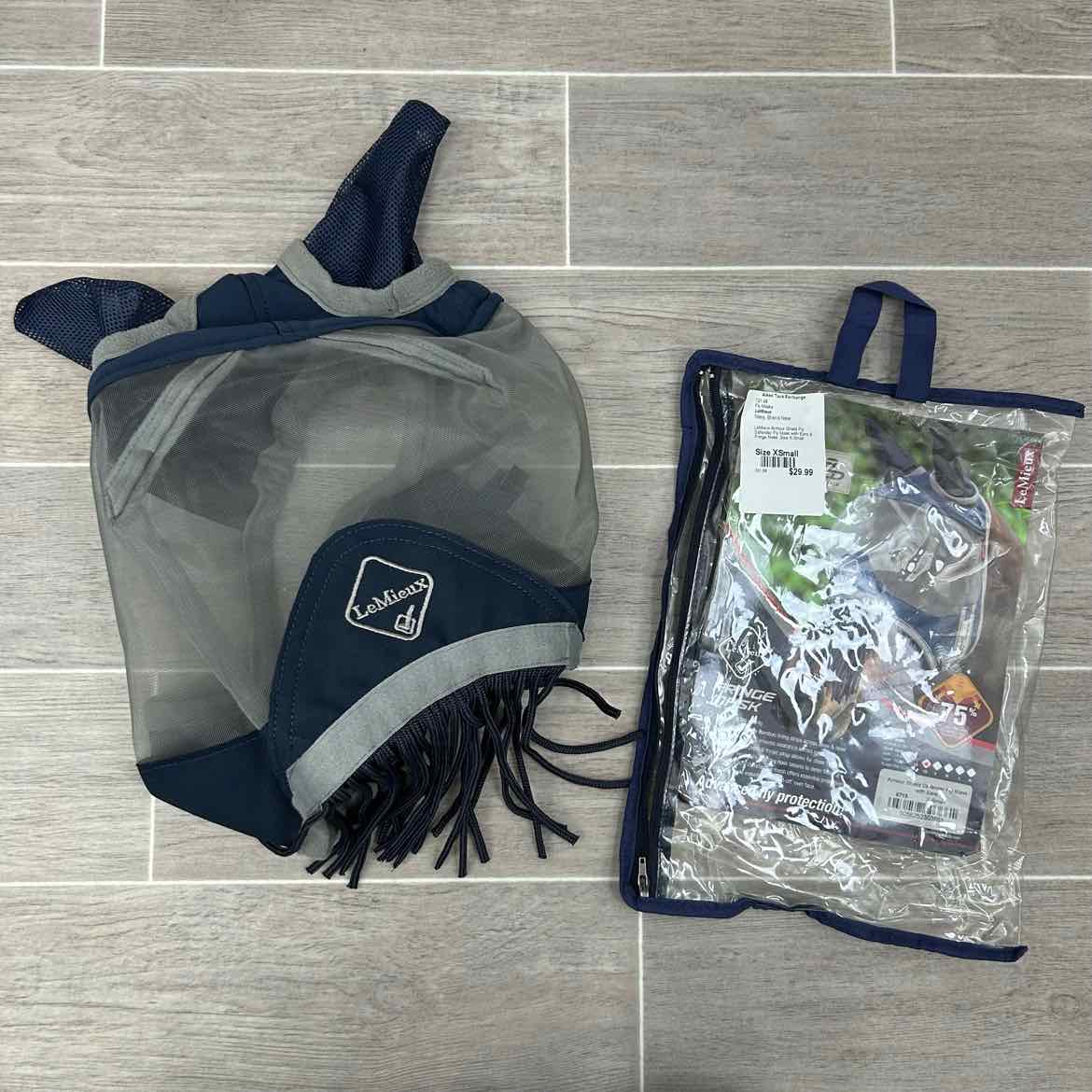 LeMieux Armour Shield Fly Defender Fly Mask with Ears & Fringe Nose, Size XS
