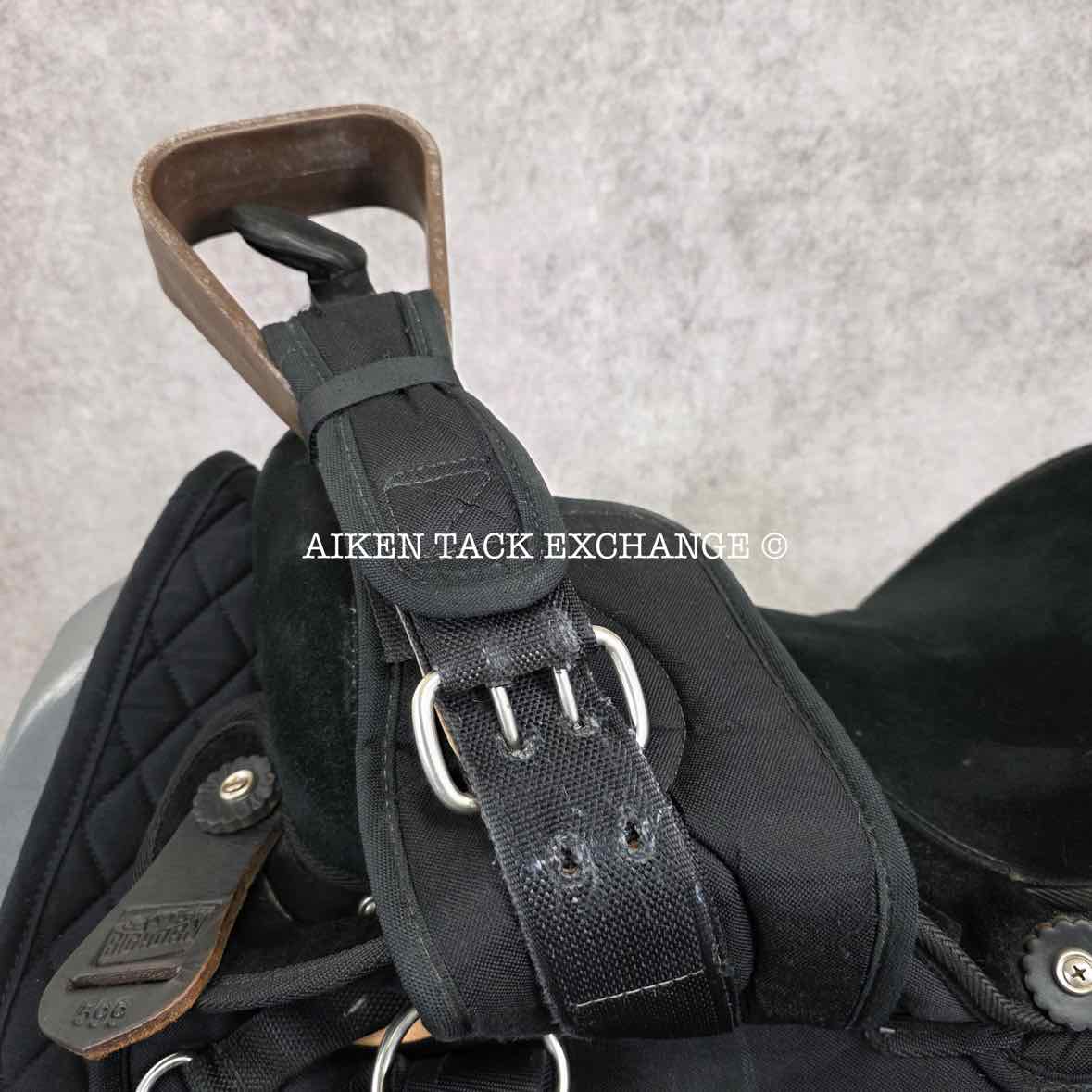 Big Horn 599 Synthetic Western Saddle, 14" Seat, Regular Tree - Semi QH Bars