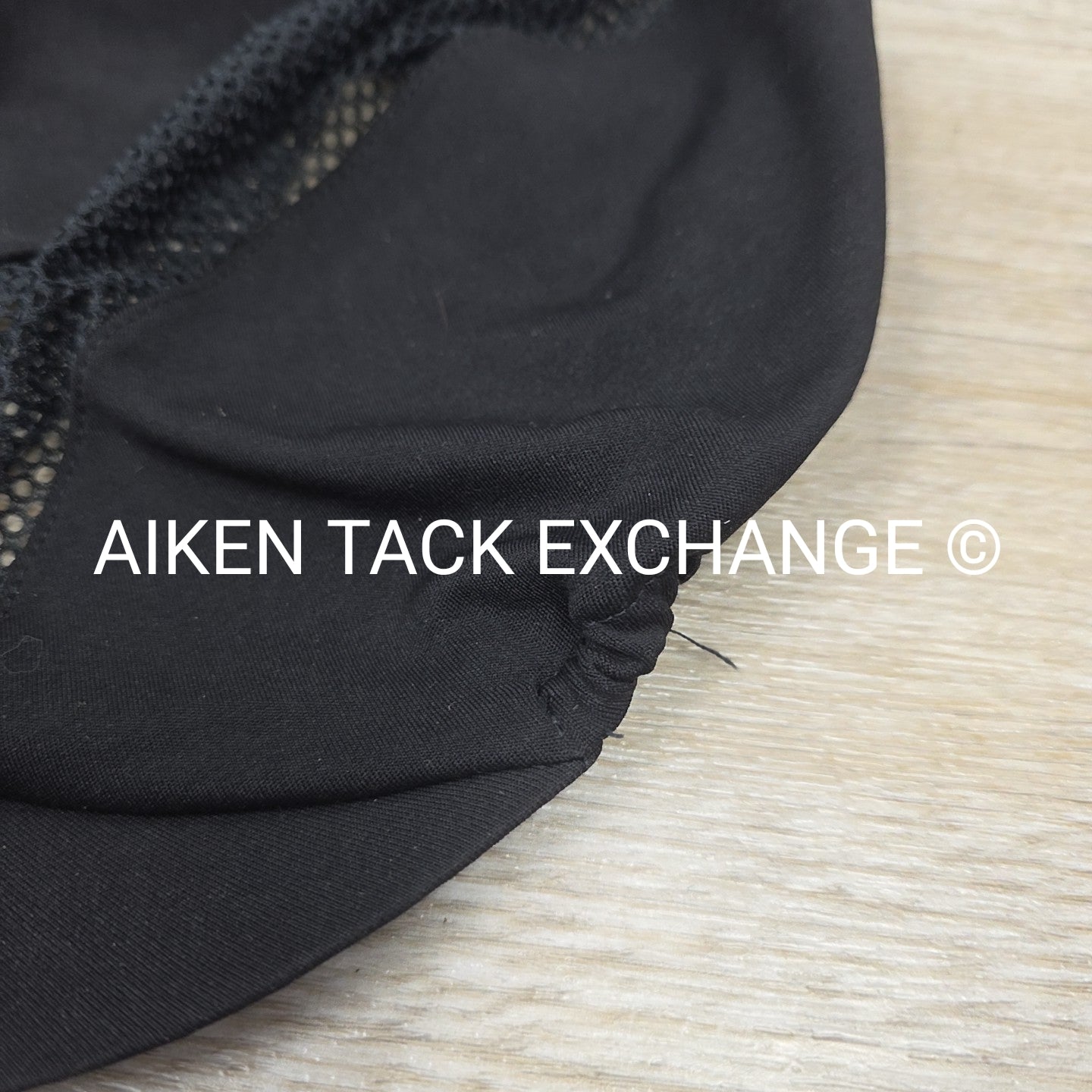 Charles Owen Vented Helmet Cover, Black, Size Medium