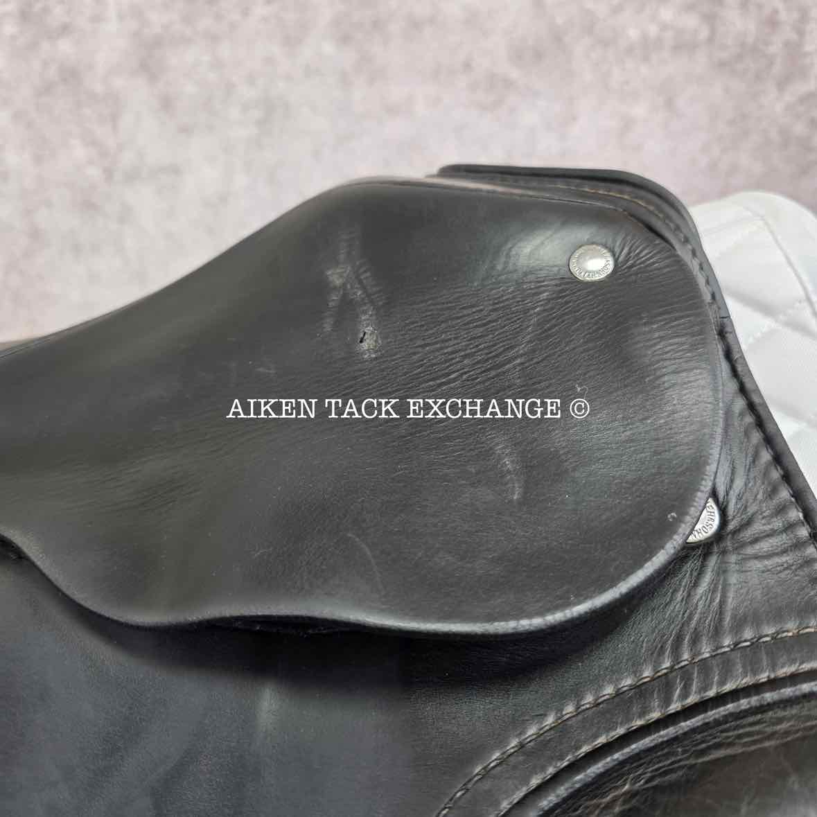 2006 Passier Optimum Dressage Saddle, 17.5" Seat, Medium Tree, Wool Flocked Panels