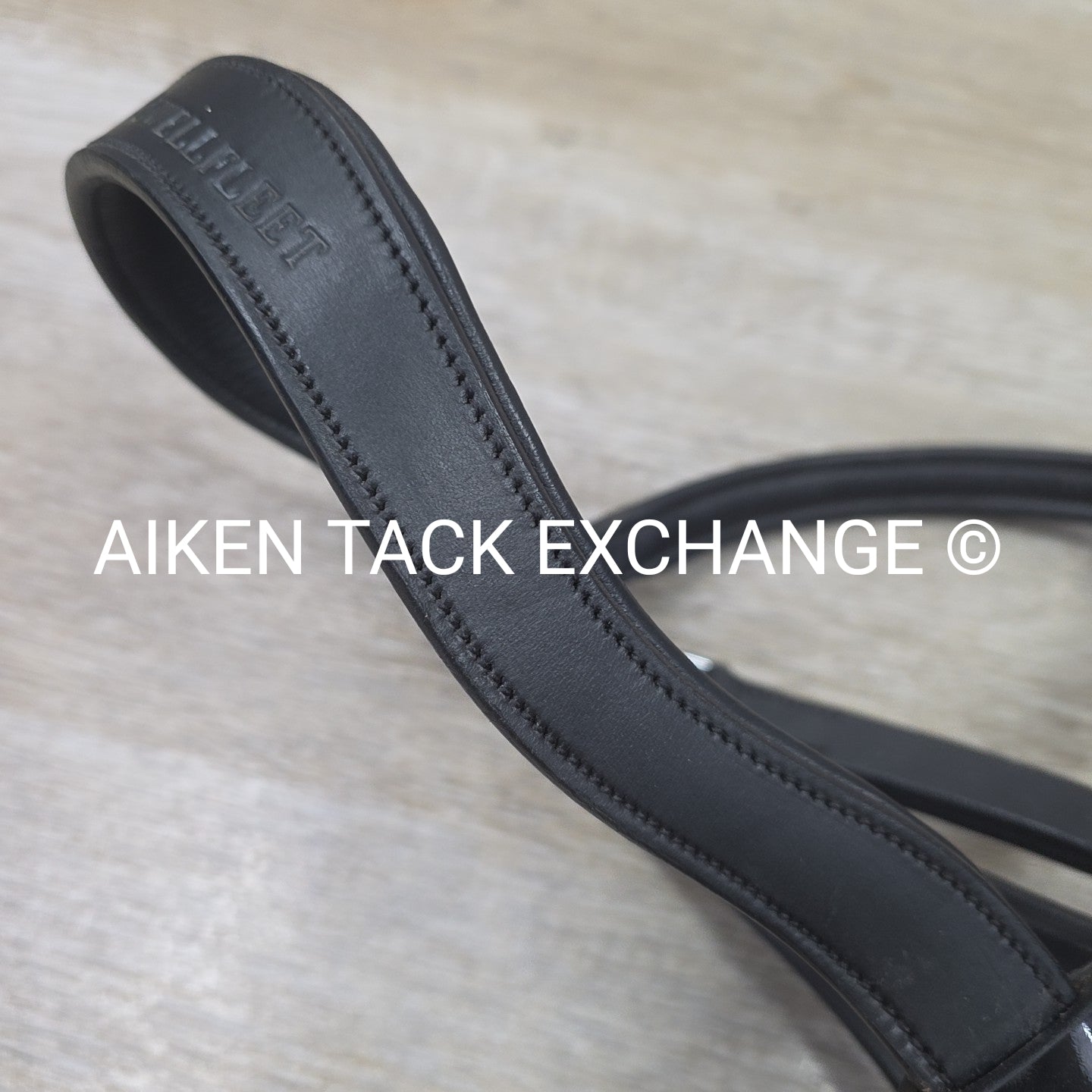 SmartPak Wellfleet Fancy Stitch Patent Monocrown Flash Bridle, No Reins, Black,