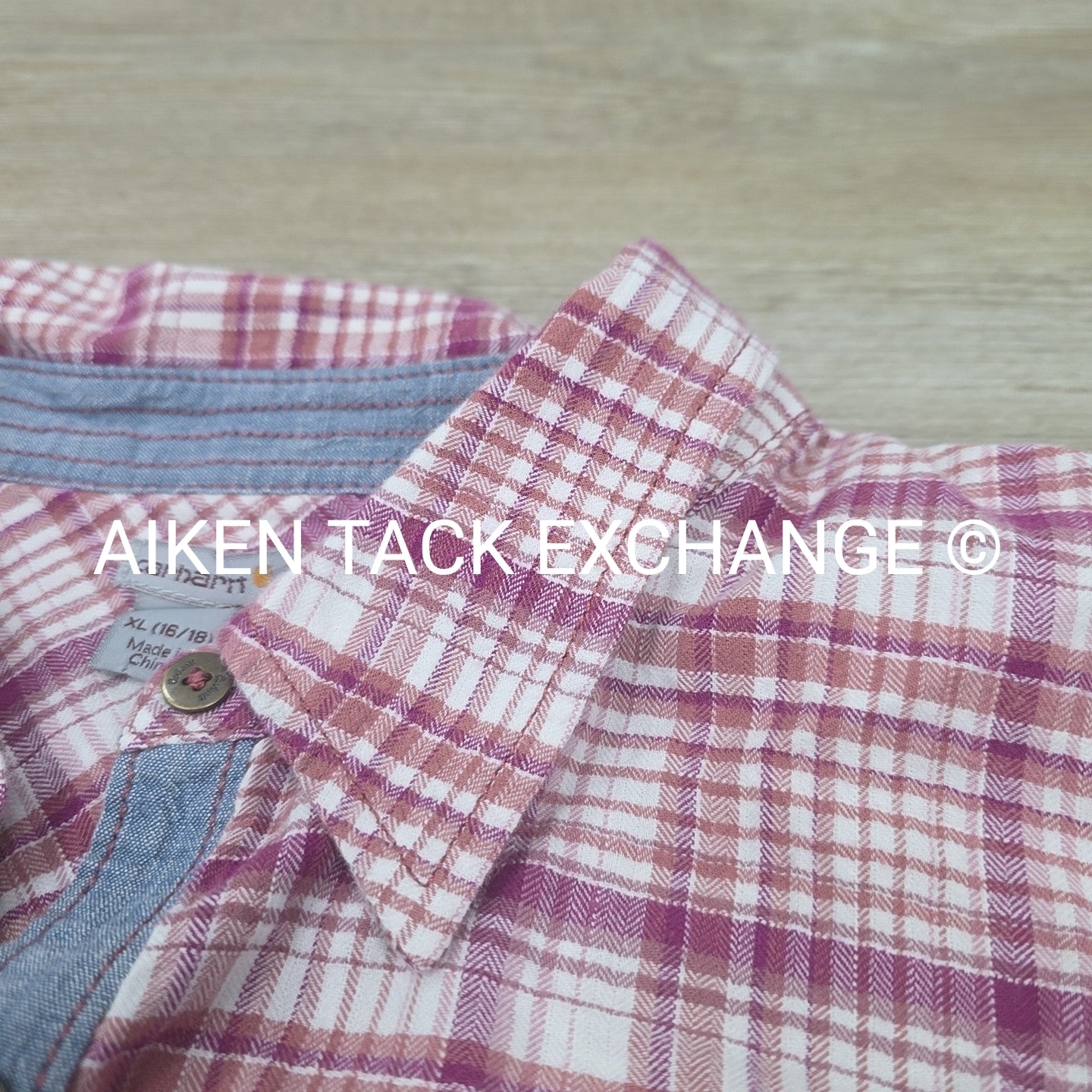 Carhartt Short Sleeve Button Up Top, Women's XLarge