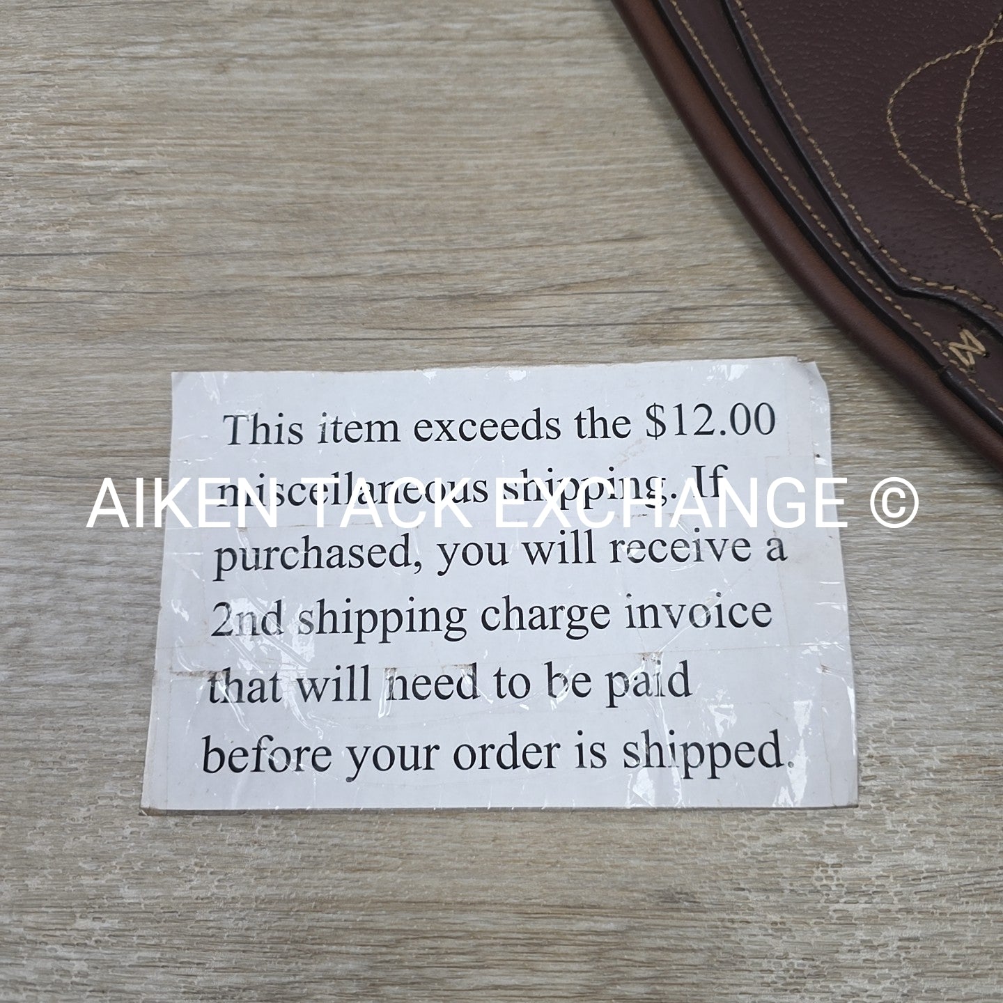Antares Long Anatomic Girth, Brown, 54"