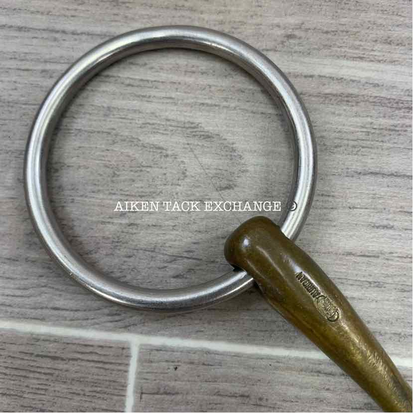 Herm Sprenger Aurigan Single Joint Loose Ring Bit 5.25"