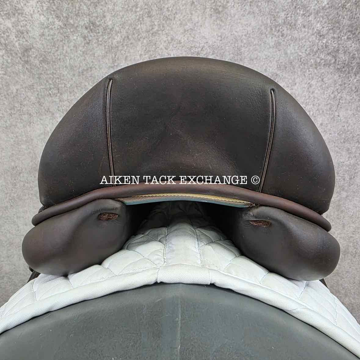 2023 Voltaire Adelaide Monoflap Dressage Saddle, 17.5" Seat - 3A Flap, Wide Tree, FIN Panels, Full Buffalo Leather