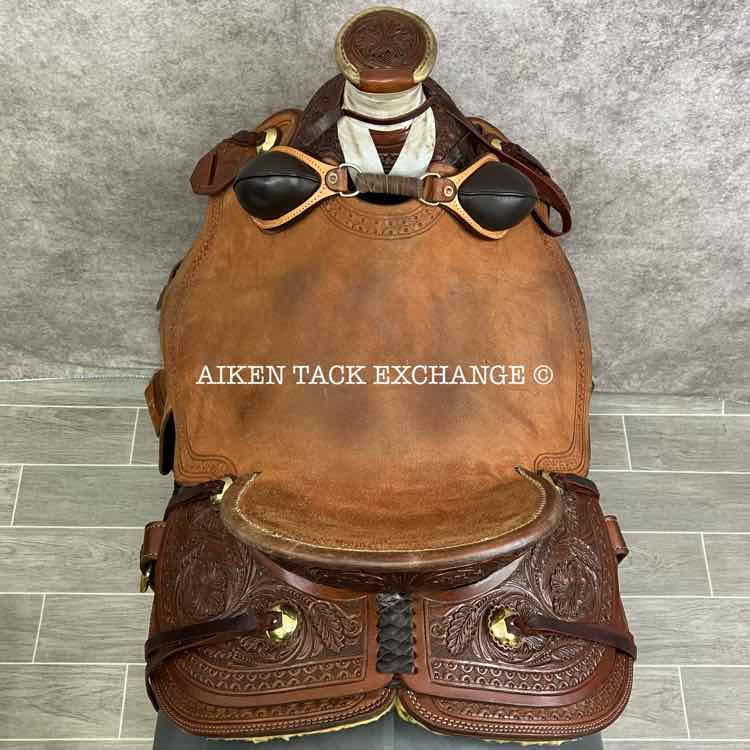 **SOLD** 2024 Circle Y 1134 Williston Wade Ranch Western Saddle, 17" Seat, Regular Tree - Semi QH Bars