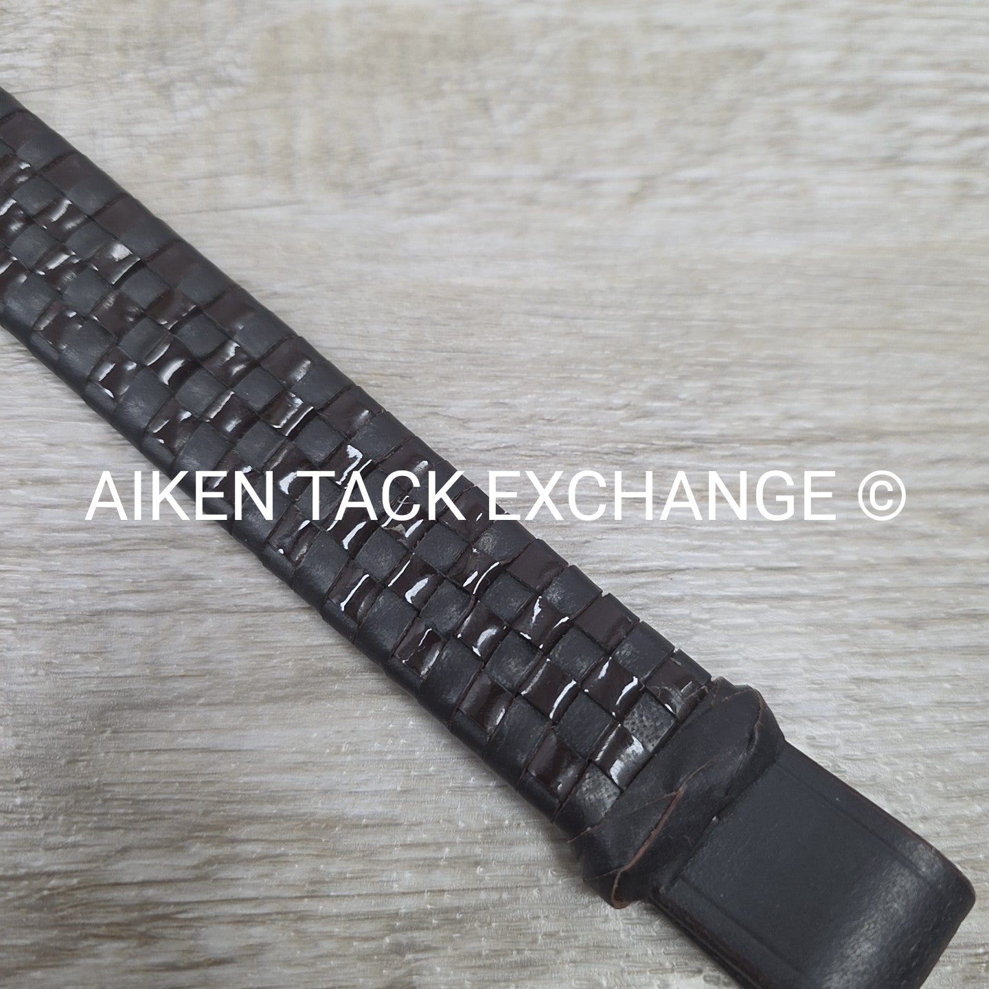 Leather Browband, Brown, 16"