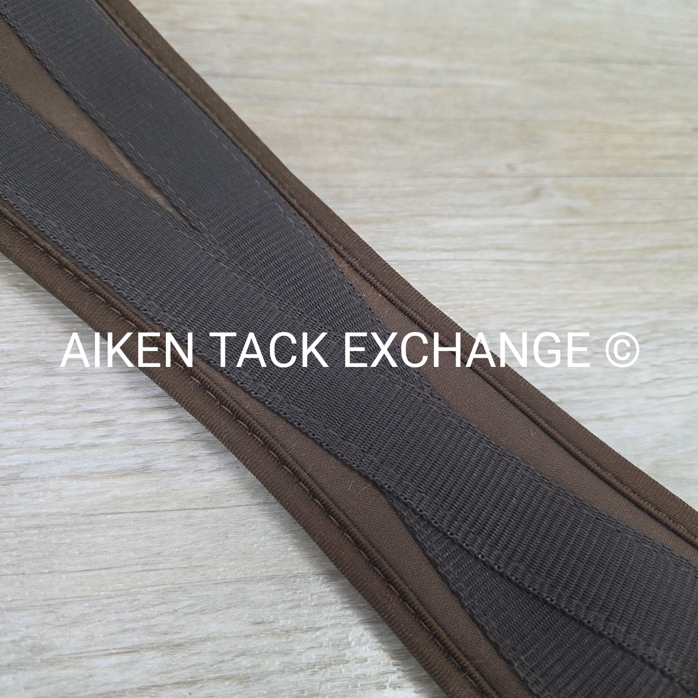 Shires Arma Memory Foam Double End Elastic Girth, Brown, 52"