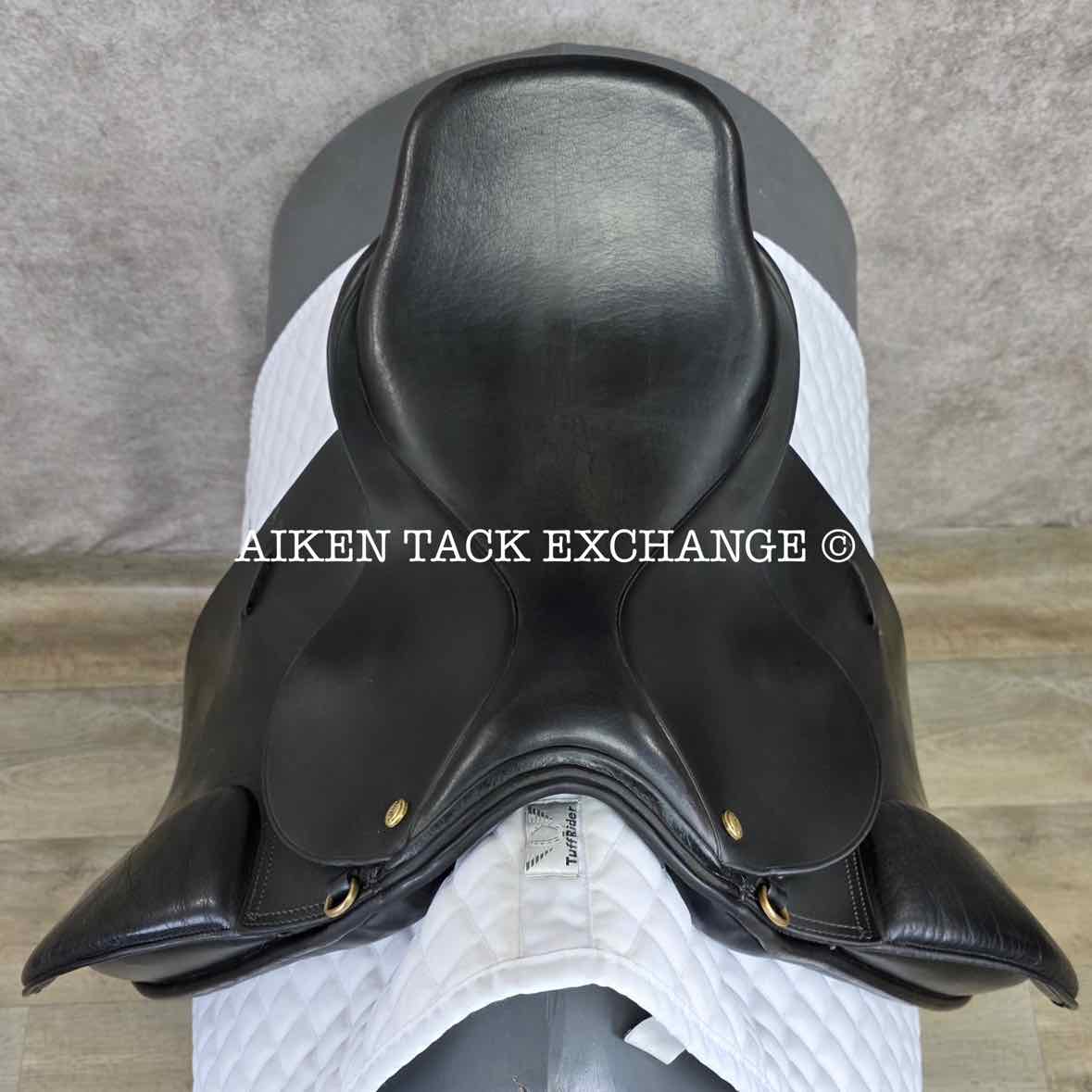 Anky Dressage Saddle, 17" Seat, Medium Wide Tree, Wool Flocked Panels