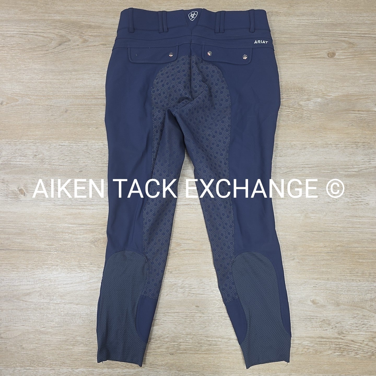 Ariat Tri Factor Silicone Grip Full Seat Breeches, Size 32 R